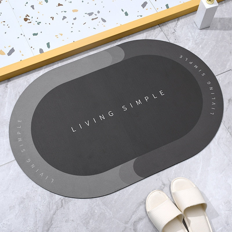 Non-Slip Absorbent Bathroom Mats