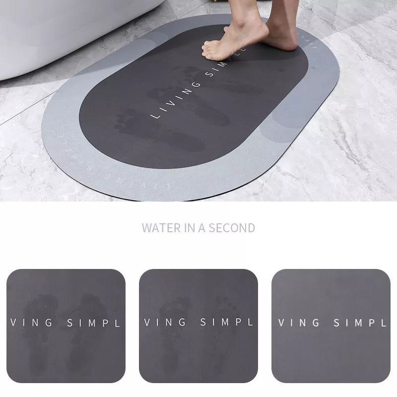 Non-Slip Absorbent Bathroom Mats