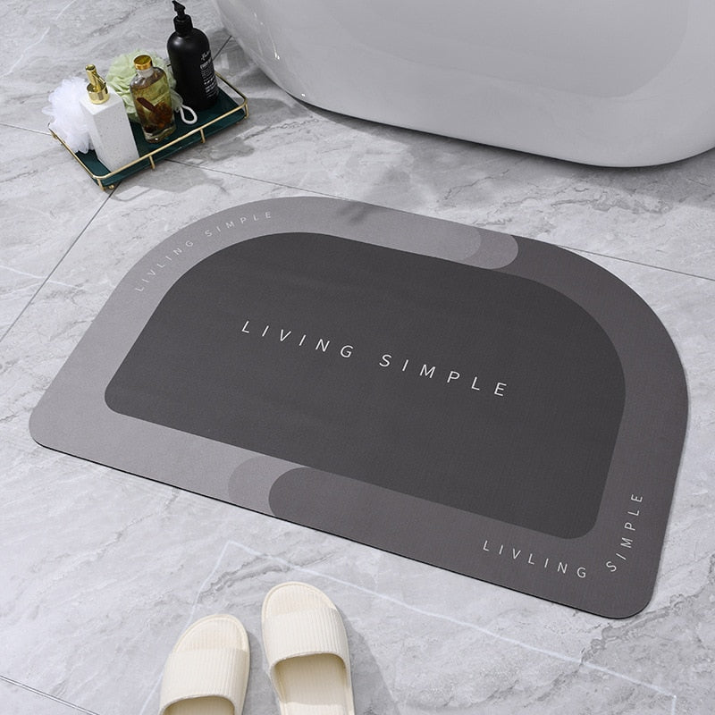 Non-Slip Absorbent Bathroom Mats
