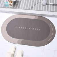 Non-Slip Absorbent Bathroom Mats