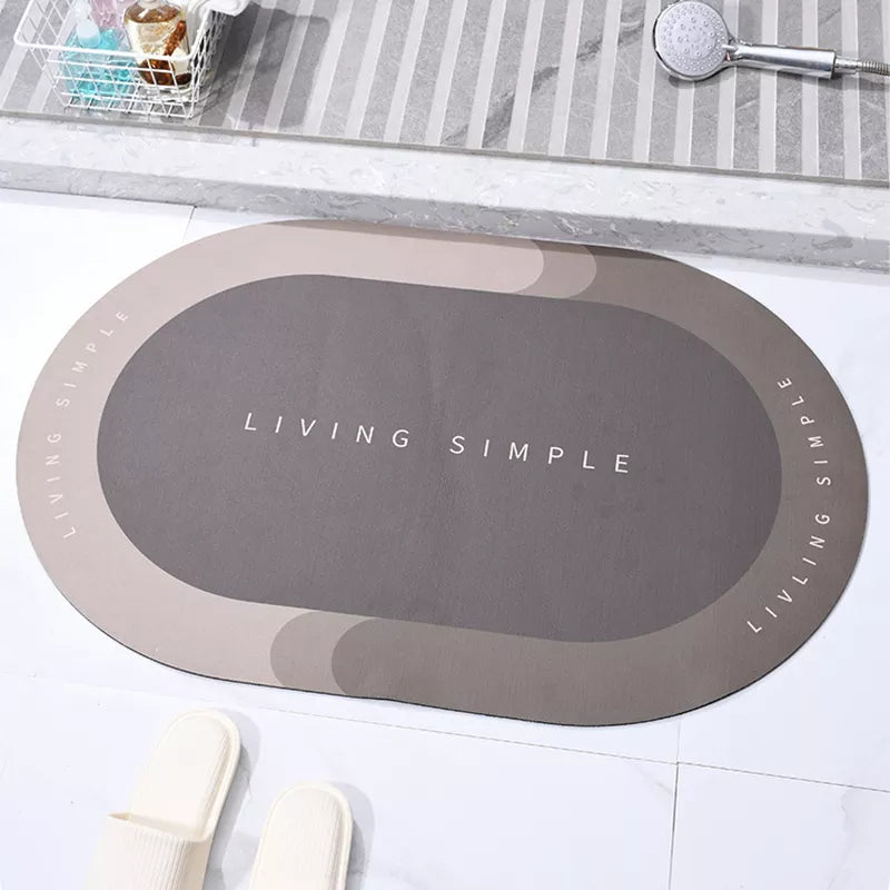 Non-Slip Absorbent Bathroom Mats